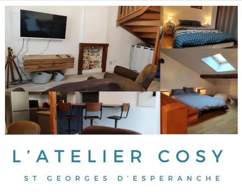 L'Atelier Cosy - Maison De Village Atypique Saint-Georges-d'Esperanche Zewnętrze zdjęcie